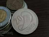 Монета - Фиджи - 20 цента | 1969г.