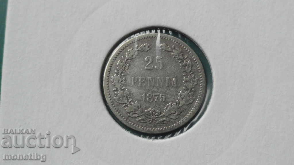 Аукцион Русия (за Финландия) 1875г. - 25 пениа Аукцион Русия (за Финландия) 1875г. - 25 пениа