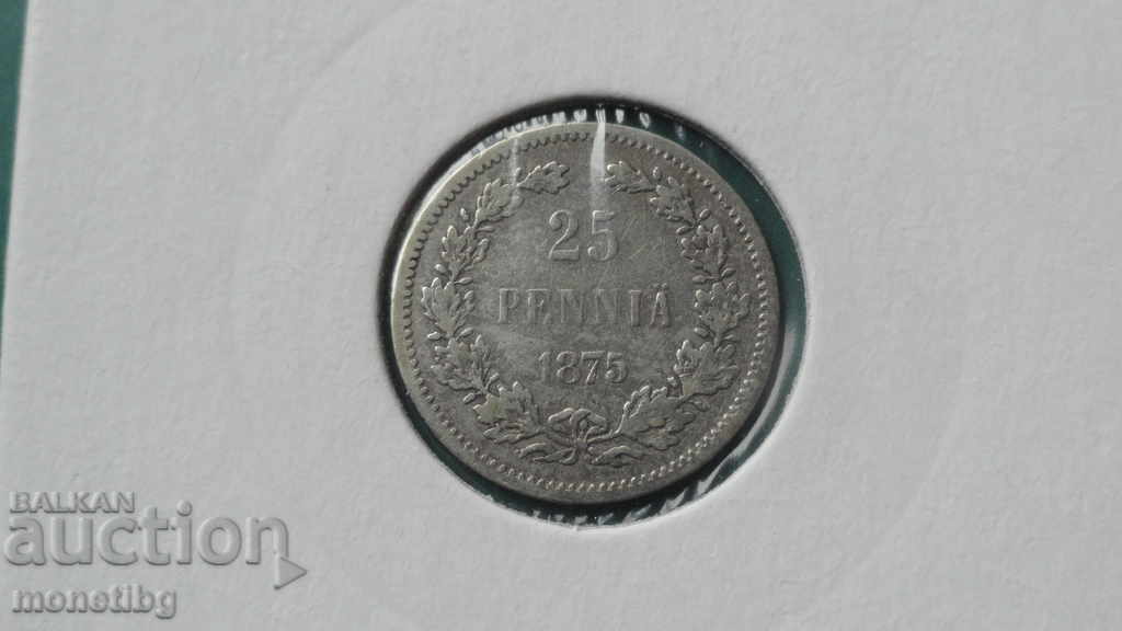 Rusia (pentru Finlanda) 1875 - 25 de bani