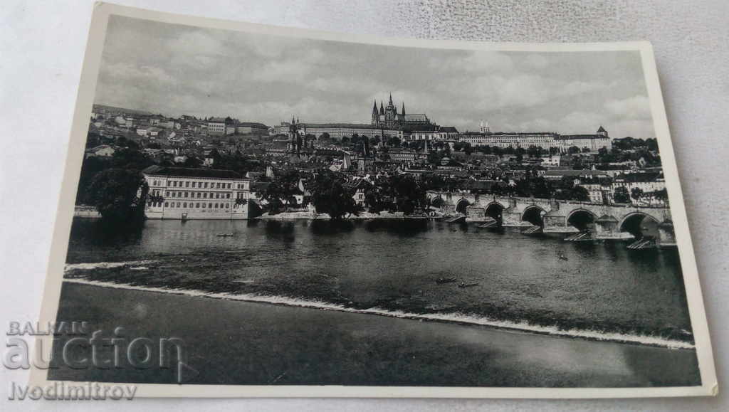 Пощенска картичка Praha Hradcany a Karluv most
