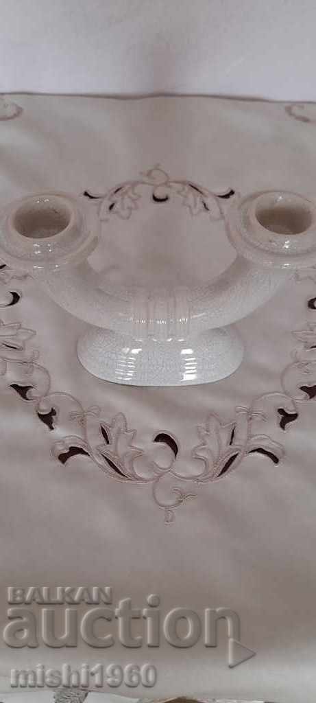 Porcelain candle holder