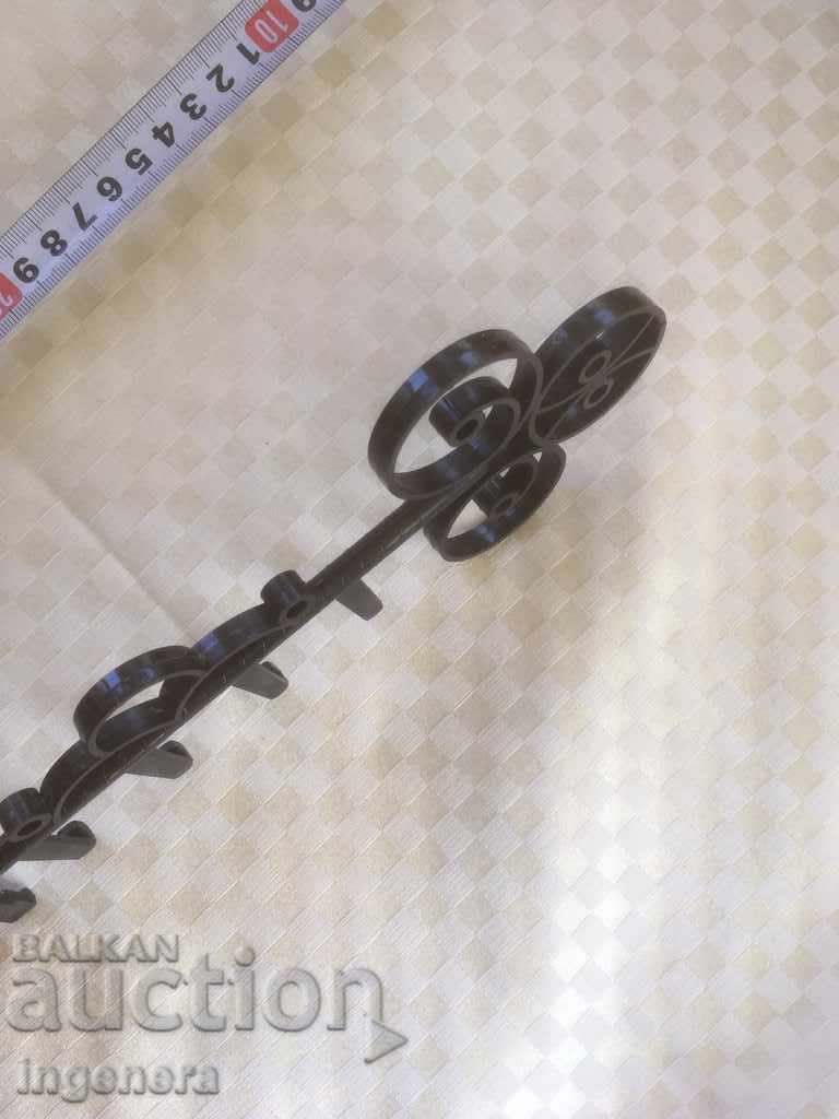 Umeraș pentru chei din plastic DIN GERMANIA ANII 90 - 5 Umeraș pentru chei din plastic DIN GERMANIA ANII 90 - 5