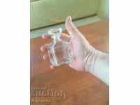 PERFUME BOTTLE ANTIQUE GLASS THICK AND RELIEFED