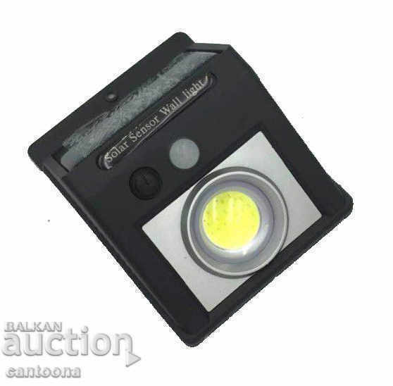 Lampa solară cu 25 COB LED cu MAGNIFIER 15 W cu senzor PIR