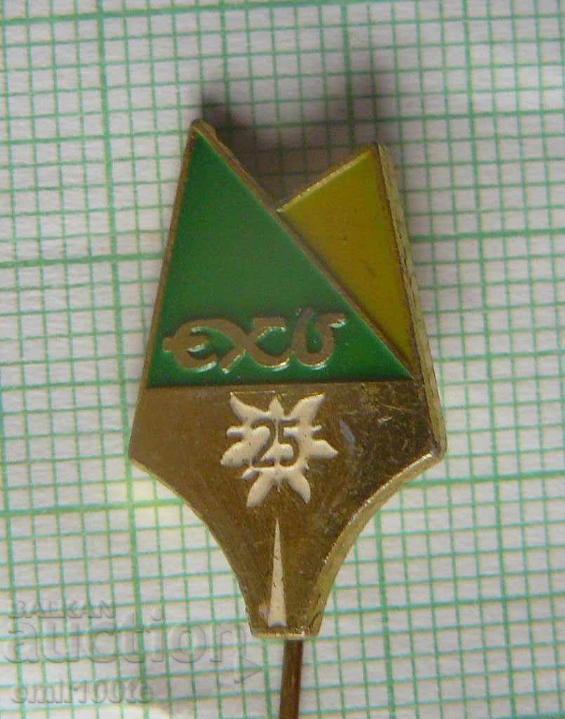 Badge - 25 years of the tourist newspaper EHO
