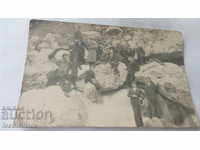 Photo Vratsa Men and women on the rocks near the town 1924