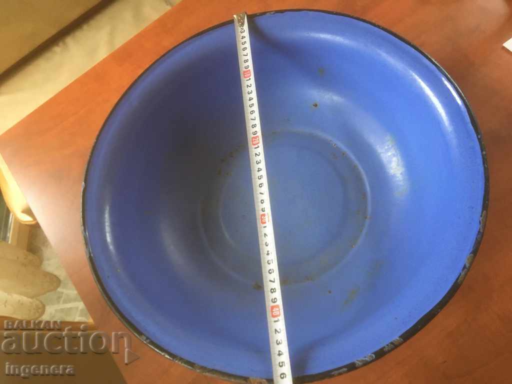 METAL ENAMELED ANTIQUE BASIN-1955 with price € 9.90 | 19.36 BGN