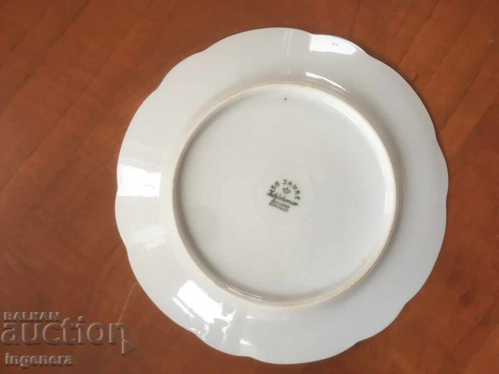Auction PORCELAIN PLATE BAVARIA JUBILEE GERMANY-1930 Auction PORCELAIN PLATE BAVARIA JUBILEE GERMANY-1930