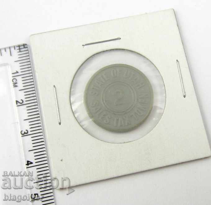 Auction  OLD TAX TOKEN-2 TAX FEES-USA-UTAH STATE-USA