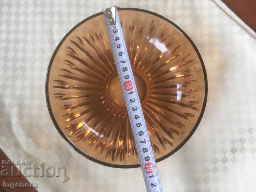 BOWL GLASS RELIEF THICK-WALLED ANCIENT FRUIT BREAKER with price 16.00 BGN | € 8.18 BOWL GLASS RELIEF THICK-WALLED ANCIENT FRUIT BREAKER with price 16.00 BGN | € 8.18