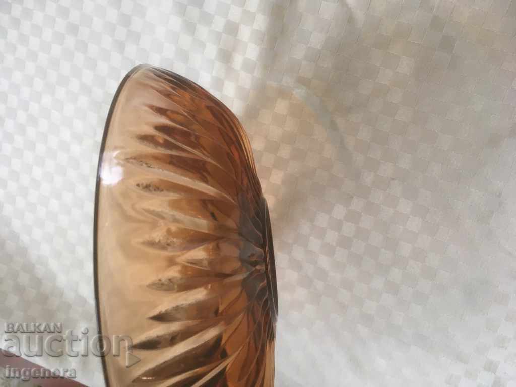 Auction BOWL GLASS RELIEF THICK-WALLED ANCIENT FRUIT BREAKER Auction BOWL GLASS RELIEF THICK-WALLED ANCIENT FRUIT BREAKER