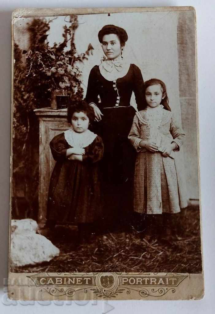 Sfârșitul secolului al XIX-lea PRINCIPITATUL CARTON FOTO FOTO