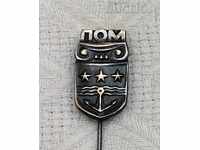 LOM CITY COAT OF ARMS BADGE