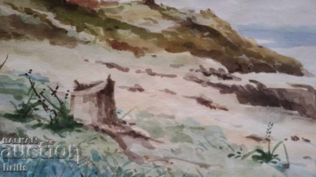 Licitație ACUARELA - RHODOPI, AUTOR BULGAR, SEMNAT, DATAT Licitație ACUARELA - RHODOPI, AUTOR BULGAR, SEMNAT, DATAT