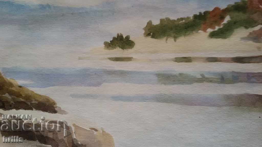 Livrarea ACUARELA - RHODOPI, AUTOR BULGAR, SEMNAT, DATAT Livrarea ACUARELA - RHODOPI, AUTOR BULGAR, SEMNAT, DATAT