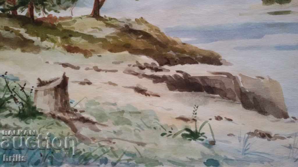 ACUARELA - RHODOPI, AUTOR BULGAR, SEMNAT, DATAT - 6 ACUARELA - RHODOPI, AUTOR BULGAR, SEMNAT, DATAT - 6