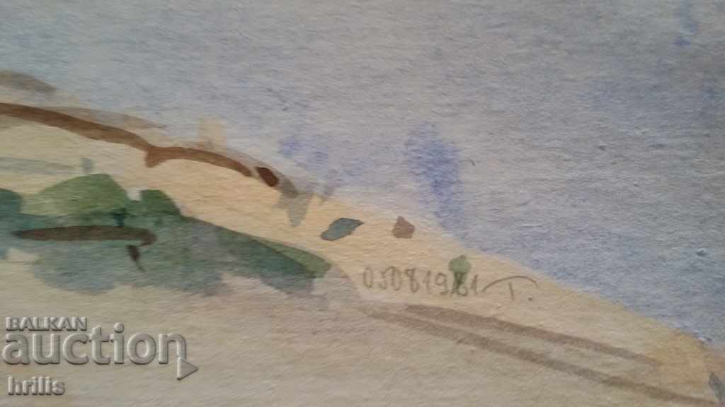 ACUARELA - RHODOPI, AUTOR BULGAR, SEMNAT, DATAT - 7 ACUARELA - RHODOPI, AUTOR BULGAR, SEMNAT, DATAT - 7