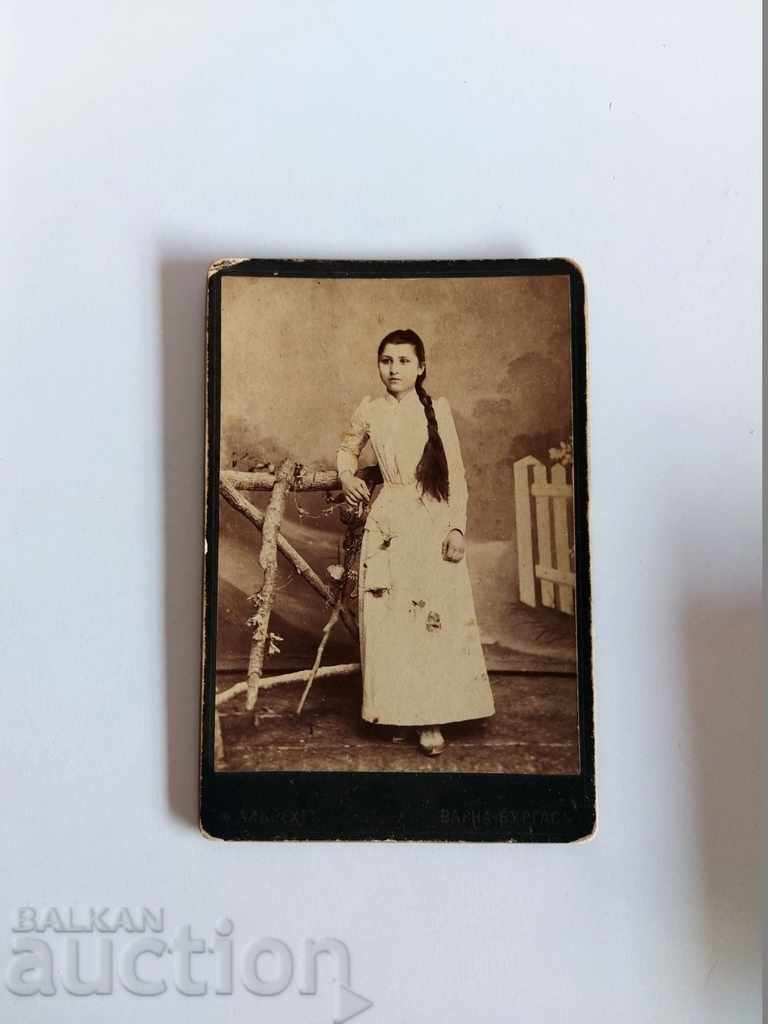 1890 VARNA OLD PHOTO PHOTO CARTON PORTRAIT - 6 1890 VARNA OLD PHOTO PHOTO CARTON PORTRAIT - 6