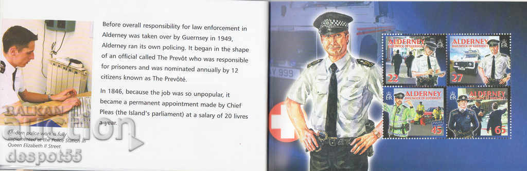 Auction 2003. Alderney. Social services in Alderney - Police. Carnet. Auction 2003. Alderney. Social services in Alderney - Police. Carnet.