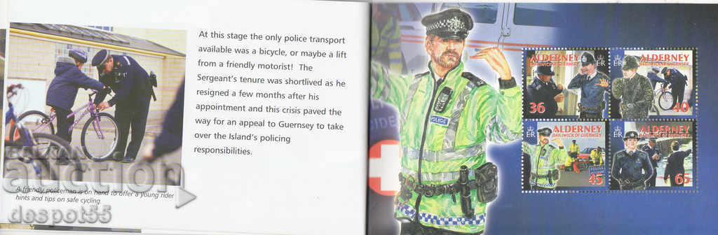 2003. Alderney. Social services in Alderney - Police. Carnet. - 5 2003. Alderney. Social services in Alderney - Police. Carnet. - 5