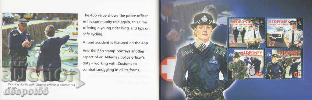 2003. Alderney. Social services in Alderney - Police. Carnet. - 7 2003. Alderney. Social services in Alderney - Police. Carnet. - 7