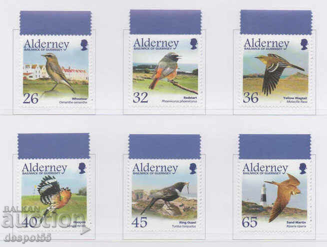 2004. Alderney. Păsări migratoare - Vrăbii.