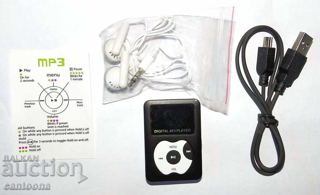 Auction Micro MP3 player with LCD screen with card slot Auction Micro MP3 player with LCD screen with card slot