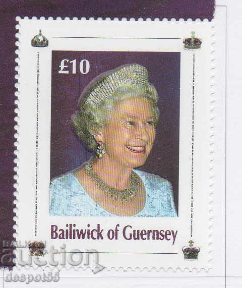 2006. Guernsey. 80 de ani de la nașterea reginei Elisabeta a II-a.
