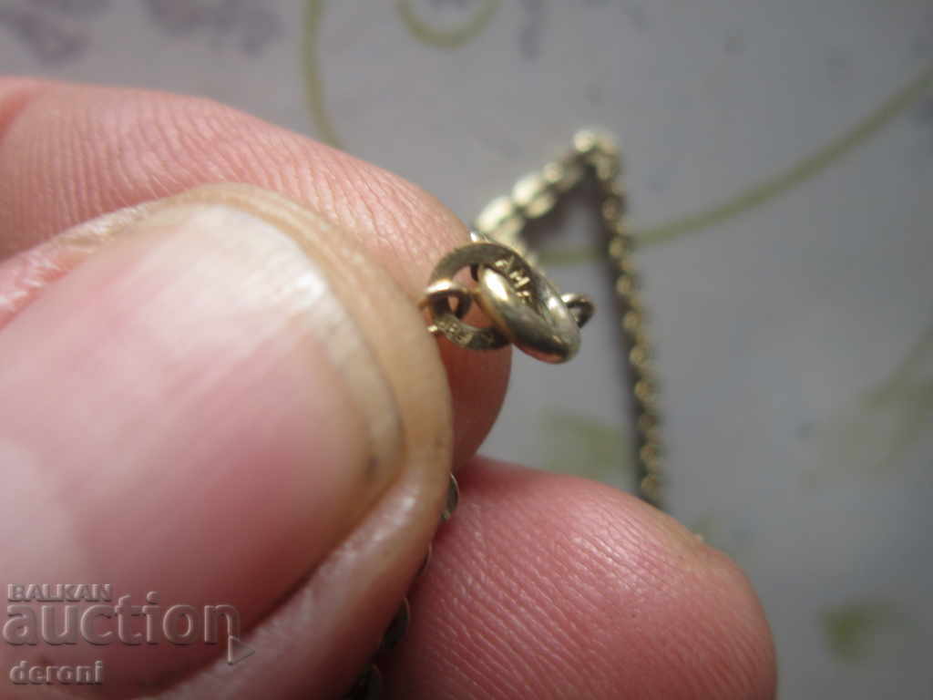 Incredibly gilded necklace necklace Amerik FBM with a medallion - 5 Incredibly gilded necklace necklace Amerik FBM with a medallion - 5