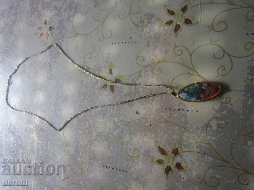 Incredibly gilded necklace necklace Amerik FBM with a medallion - 6 Incredibly gilded necklace necklace Amerik FBM with a medallion - 6