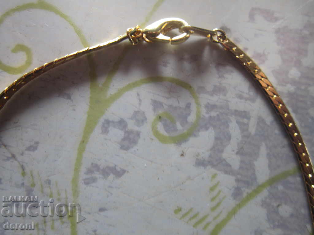 Unique gilded necklace necklace with pearl - 6 Unique gilded necklace necklace with pearl - 6