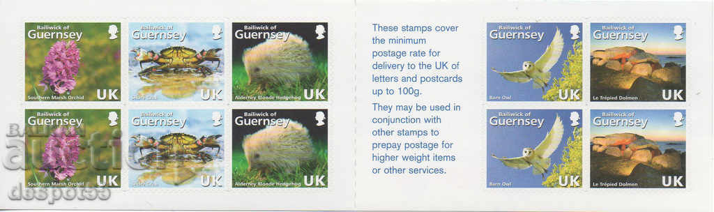 2007. Guernsey. 125 years on "La Societe Guernesiaise. Carnet with price 7.30 BGN | € 3.73