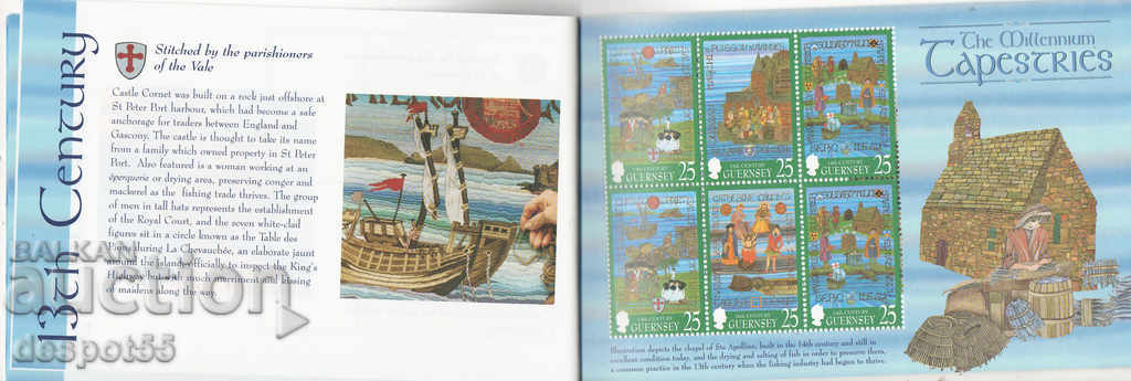 Auction 1998. Guernsey. 1000 years of Guernsey tapestries. Carnet. Auction 1998. Guernsey. 1000 years of Guernsey tapestries. Carnet.
