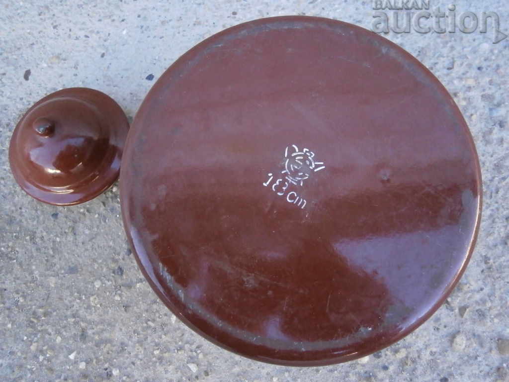 large retro vintage enameled teapot 50s - 7 large retro vintage enameled teapot 50s - 7