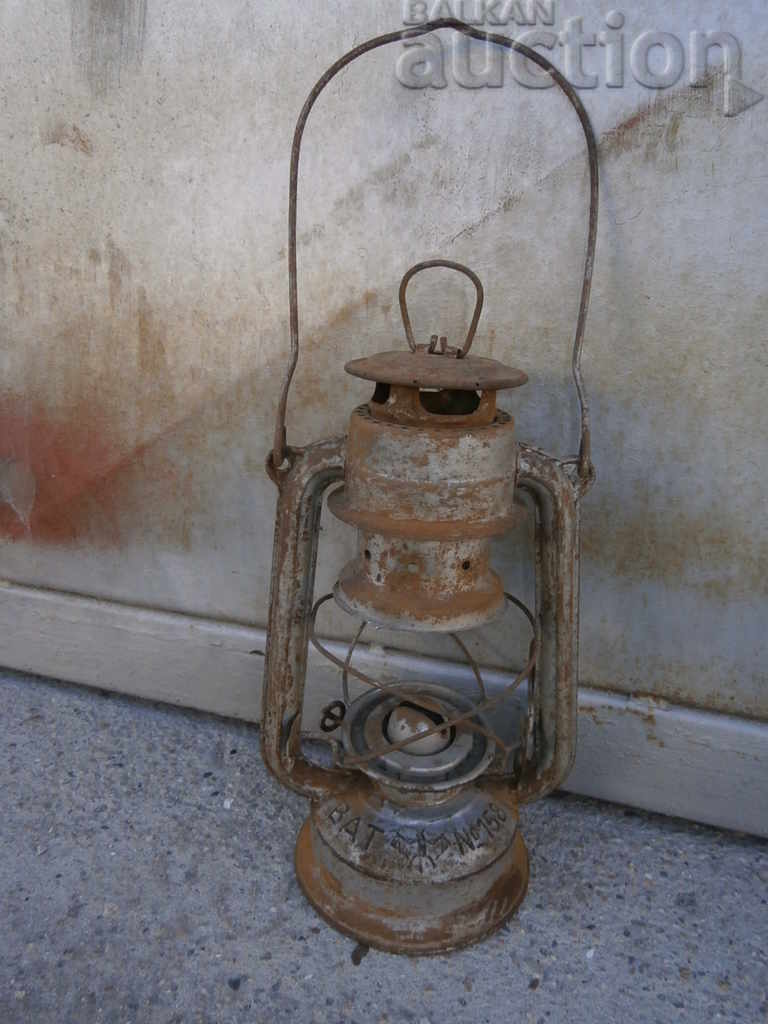 old gas lantern BAT 158 with bat - 6 old gas lantern BAT 158 with bat - 6