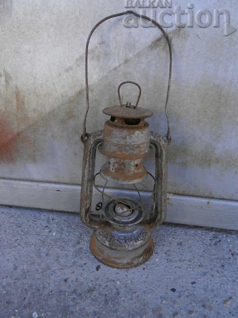 old gas lantern BAT 158 with bat
