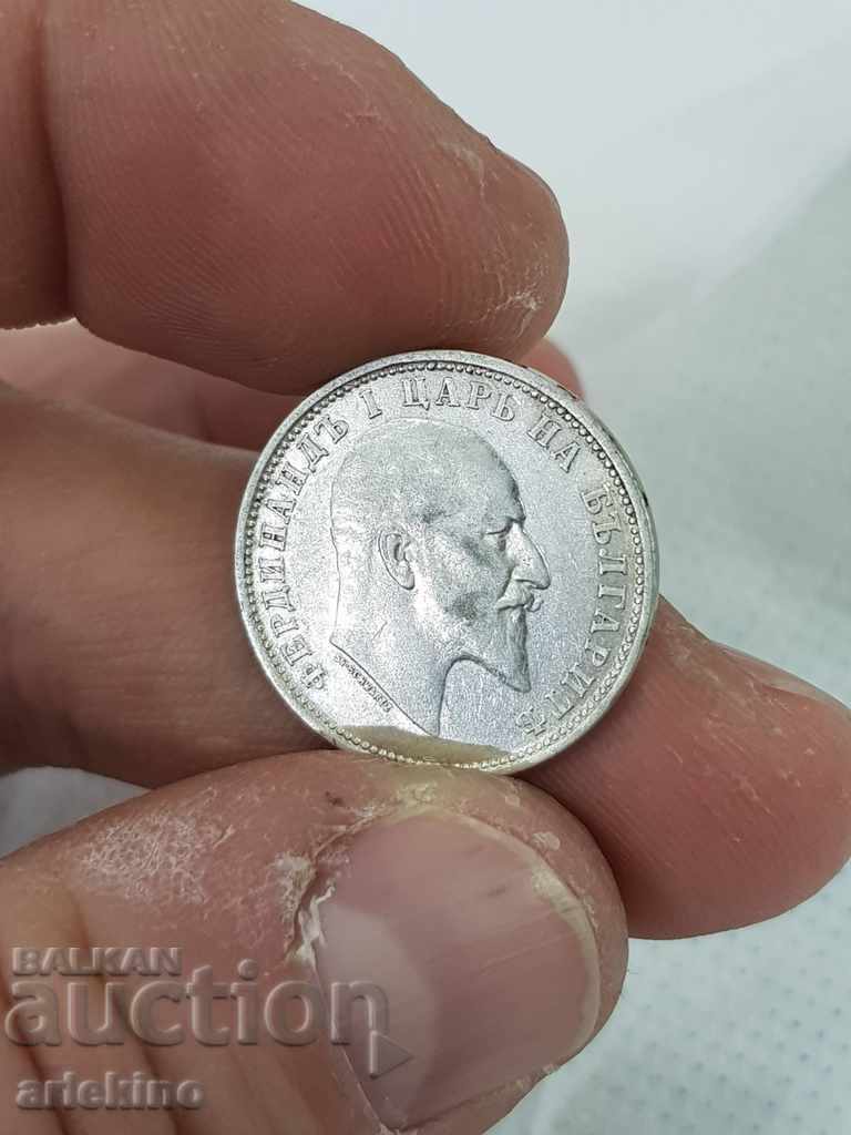 Beautiful silver coin BGN 1 1910 matrix gloss - 6 Beautiful silver coin BGN 1 1910 matrix gloss - 6