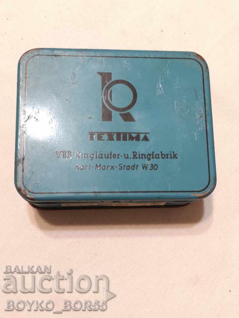 Γερμανικό μεταλλικό κουτί αντίκες TEXSTIMA - 5