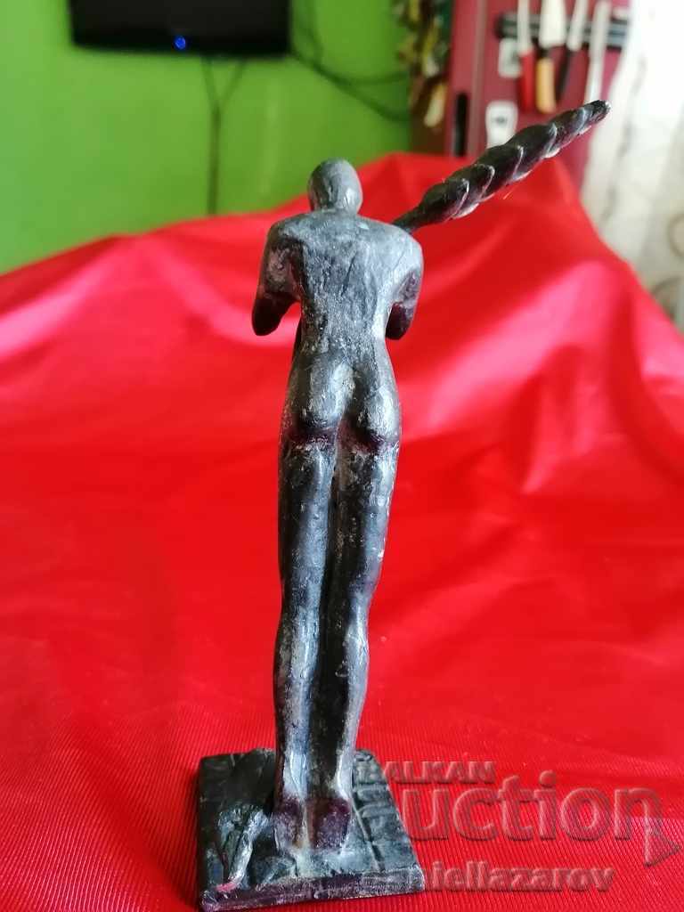 Livrarea Mica Sculptură de Bronz, Lucrată Manual, Statuetă