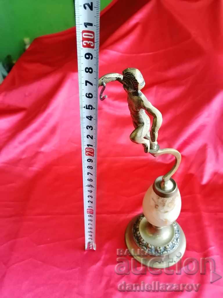 Unique! Baroque Stand for Pocket Watch Bronze and Onyx - 7 Unique! Baroque Stand for Pocket Watch Bronze and Onyx - 7