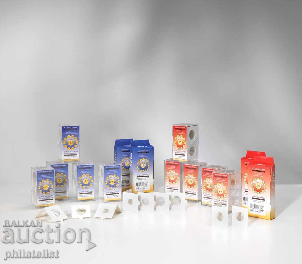 IMPORTA 39.50 mm coin cartons 25 pcs / pack. with price 3.30 BGN | € 1.69 IMPORTA 39.50 mm coin cartons 25 pcs / pack. with price 3.30 BGN | € 1.69