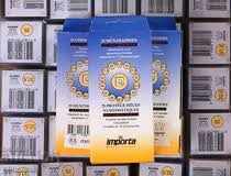 IMPORTA 39.50 mm coin cartons 25 pcs / pack.