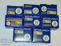 Lindner capsules for coins - 10 pieces of one size 48 mm