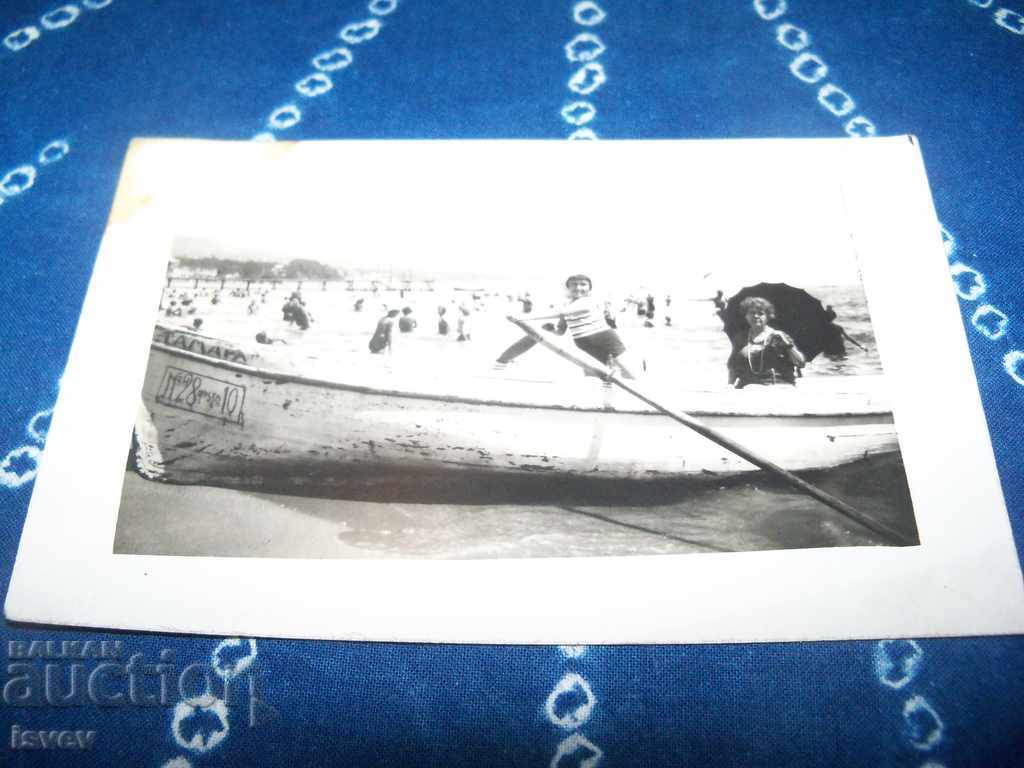 Παλιά κάρτα - φωτογραφία από τη Βάρνα, παραλία πριν από το 1944. - 5 Παλιά κάρτα - φωτογραφία από τη Βάρνα, παραλία πριν από το 1944. - 5