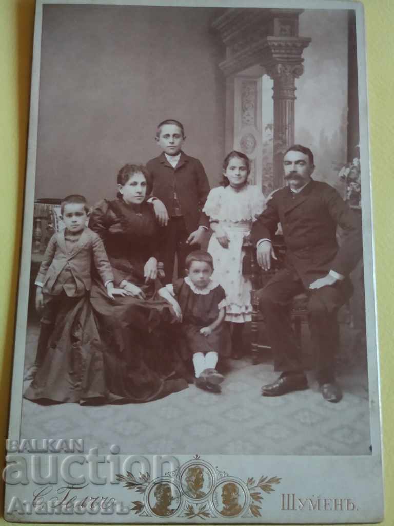 Fotografie din carton Samuel Gelch Shumen 1893