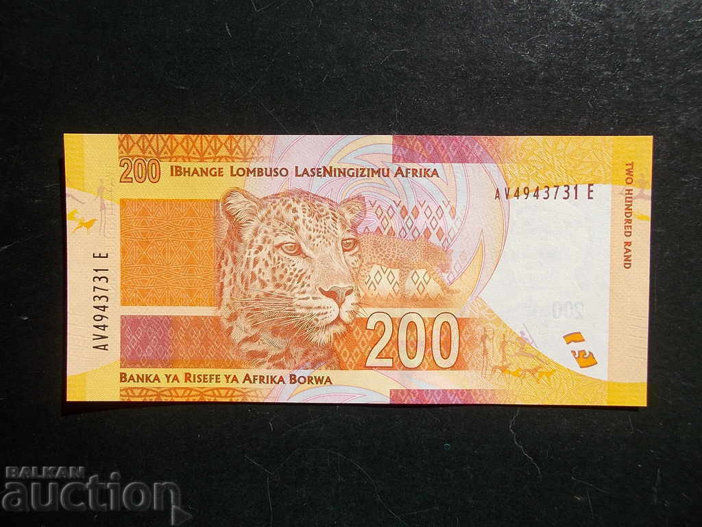 Νότια Αφρική 200 ραντ, 2012, UNC, σπάνιο με τιμή 85.99 BGN | € 43.97 Νότια Αφρική 200 ραντ, 2012, UNC, σπάνιο με τιμή 85.99 BGN | € 43.97