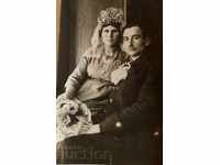 OLD WEDDING PICTURE PHOTO BRIDE AND ROOMS KINGDOM OF BULGARIA