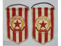 2 steaguri de fotbal CSKA Sofia Bulgaria