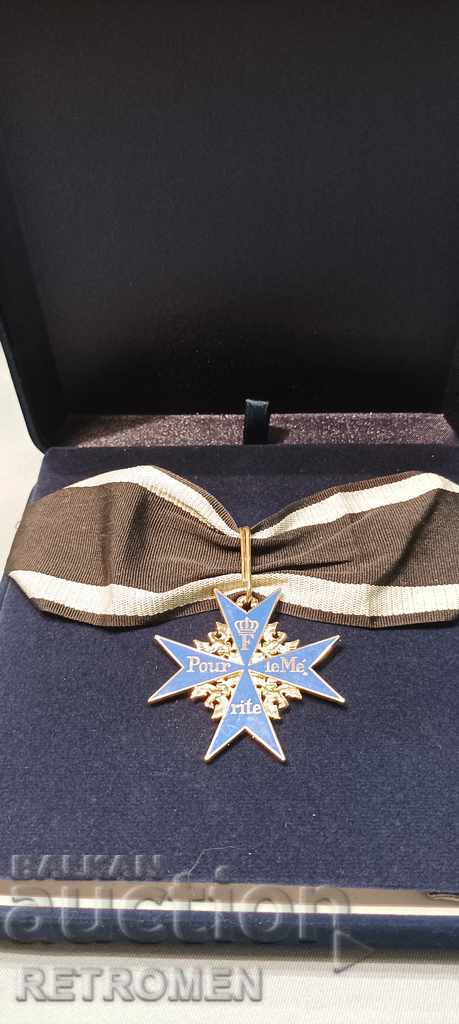 Vand Ordinul "Pour le Mérite" -Prusia.