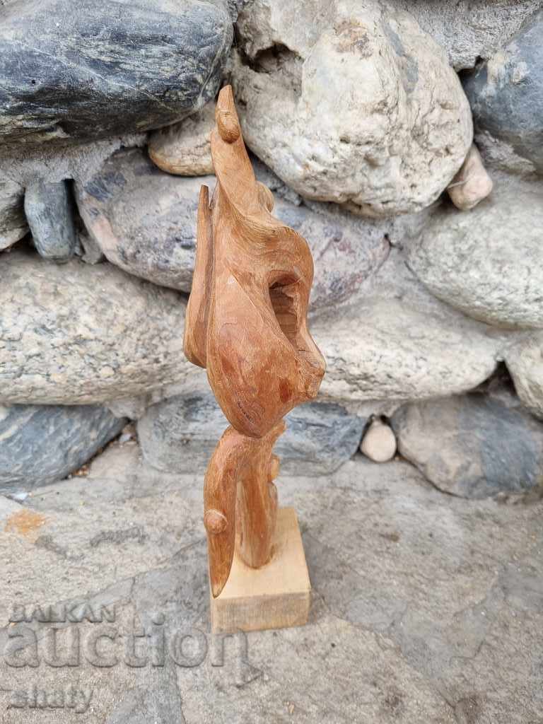 Old wooden sculpture. with price 55.00 BGN | € 28.12 Old wooden sculpture. with price 55.00 BGN | € 28.12